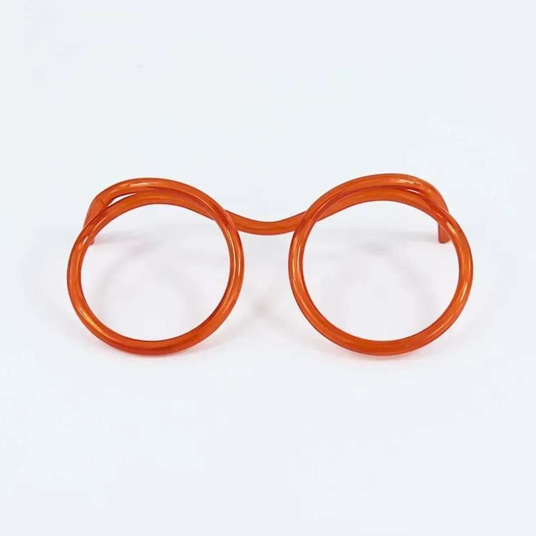 Straw Creative Glasses Art Beard Drink Straw 11.5cm Frame For Party Supplies Kids Gifts Decorative
