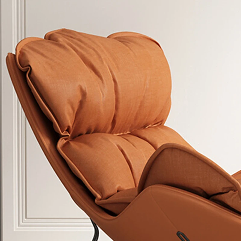 Cadeira reclinável nórdica para sala de estar, cadeira dobrável para jardim, pátio, saco de feijão, mobília home, ljx35xp