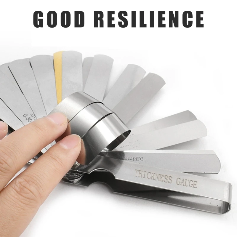 Stainless Steel Feeler Gauges Double Marked for Accurate Measurements Various Measuring Needs Engineering Vehicle Repair