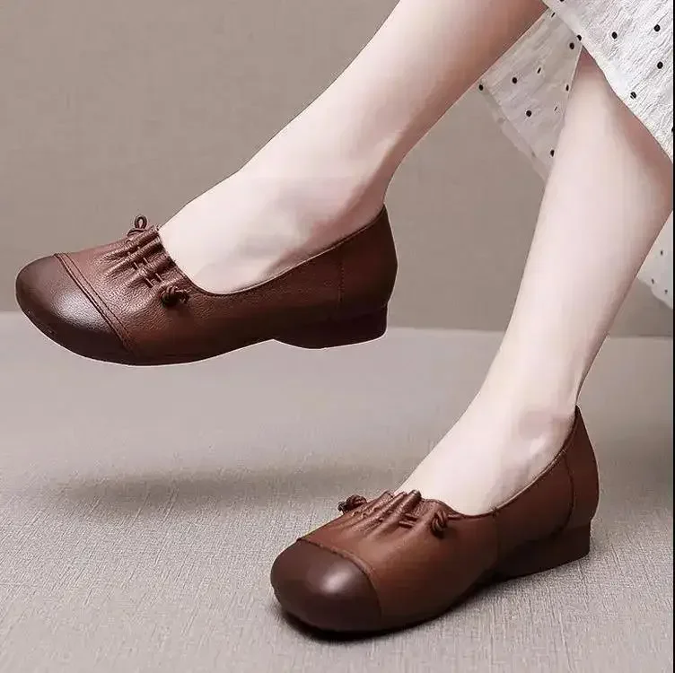 Туфли женские из мягкой кожи