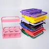 Portable Plastic Foldable Beer rack Beer Bottle Holder beverage basket Reusable Cocktail Rack Durable Cup Organizer Wine Rack 4