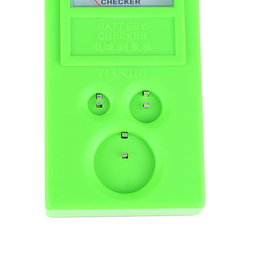 Battery Tester 1.55V 3V Button Cell Battery Checker Portable Green Show Volt Tester 9.9x5.4x2.8cm Universal Replaceable Watch Repairing Tool