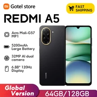 Xiaomi Redmi A5 Global Version Smartphone UNISOC T7250 32MP AI Dual Camera 5200mAh Battery 6.88" display 15W Fast Charging