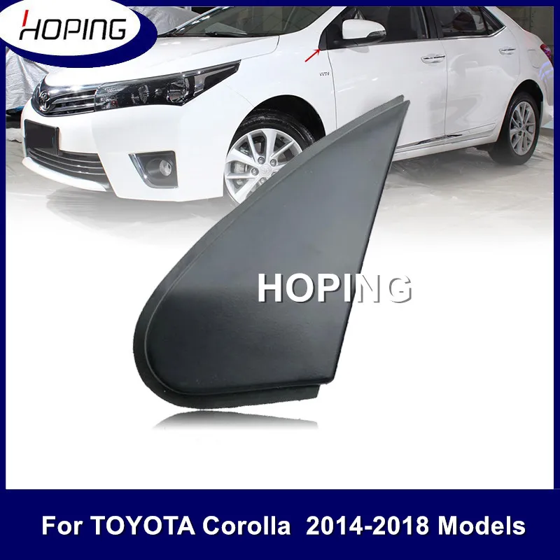 

Hoping Side Mirror Corner Triangle Cover Trim for Toyota Corolla 2014-2018 Wing Rear View Rearview Mirror Corner Triangle Cover