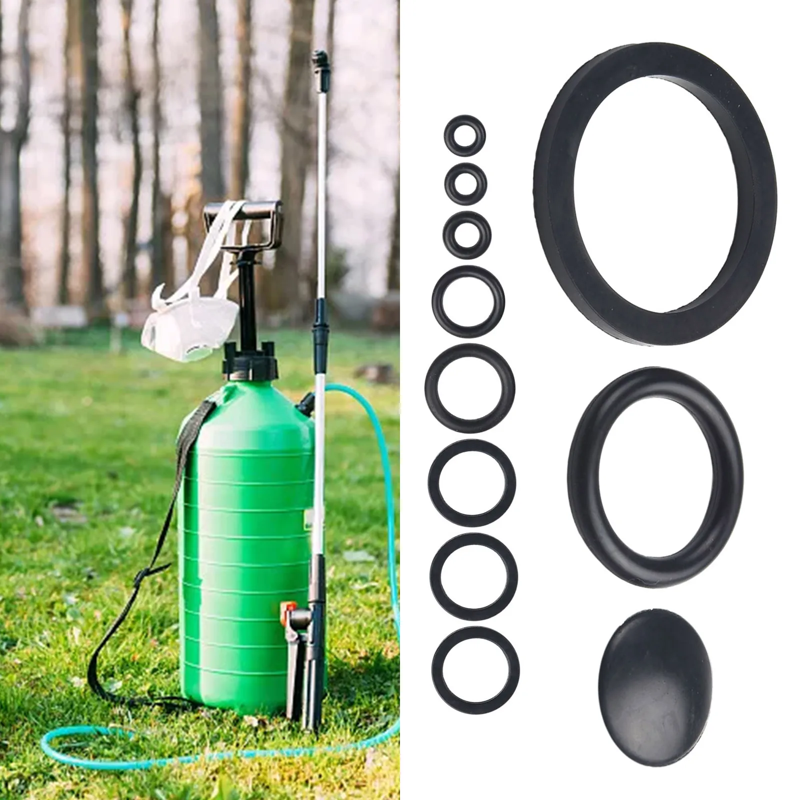 10 Pack of High Quality Rubber Sealing Rings for 3/5/8L Sprayers Essential Accessories for Your Gardening Needs