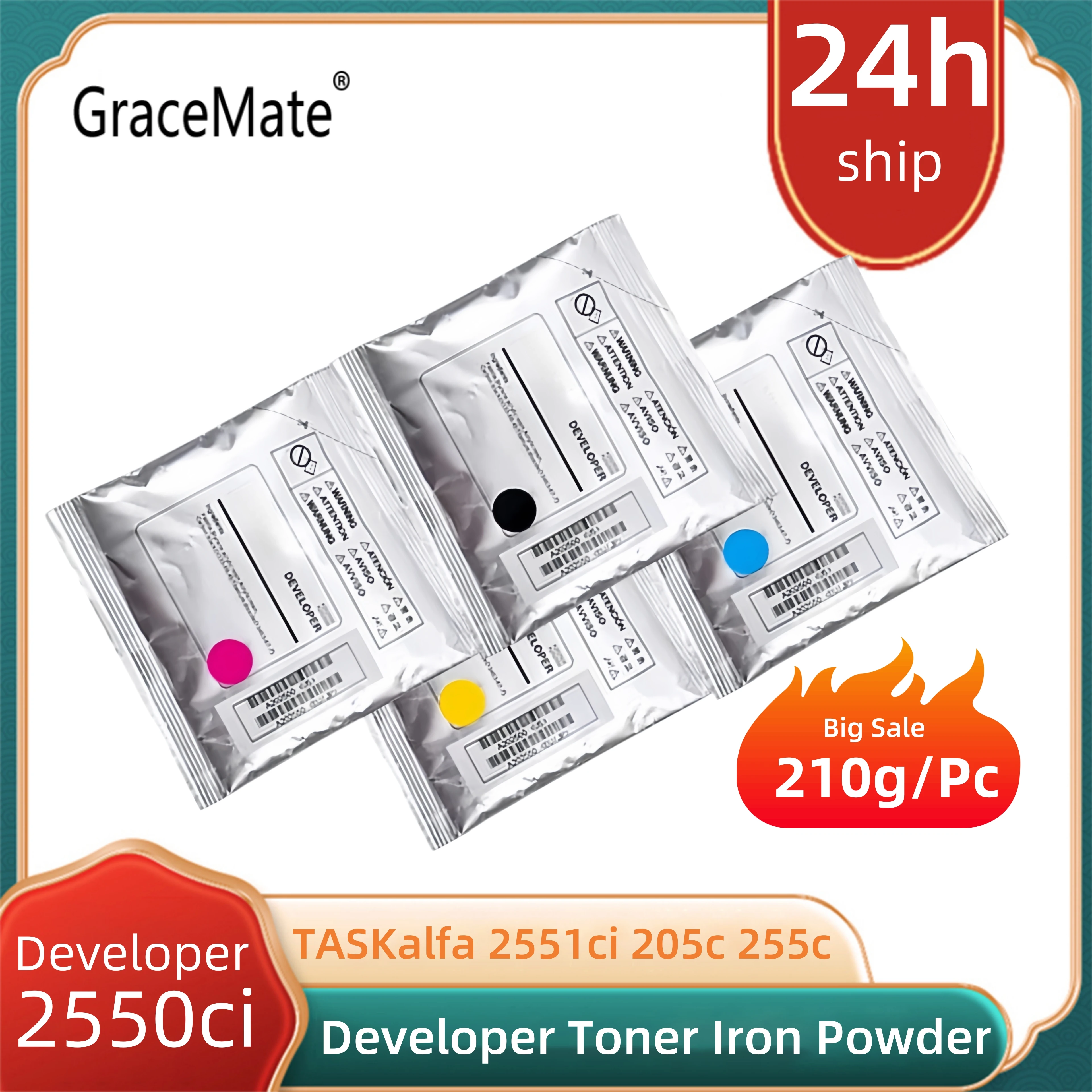 210g/pc 2550ci For Kyocera TASKalfa 2551ci 205c 255c Printer,FS C8525 ...
