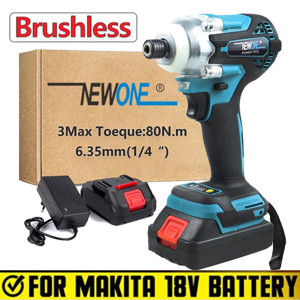 Brushless Wrench Screwdriver Makita Impact Screwdriver Cordless