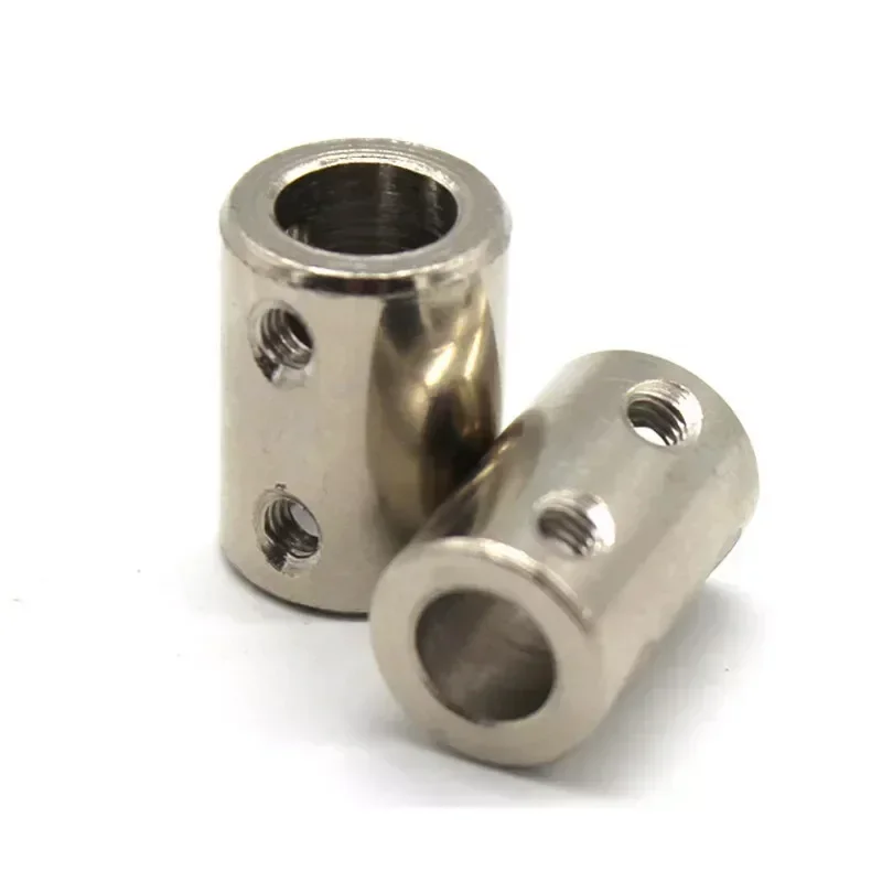 Rigid Coupling Shaft Coupler Shaft Connector Rigid Shaft Coupler Rigid Flange Coupling 3mm 4mm 5mm 6mm 8mm 10mm 12mm 45# Steel For DIY 1Set