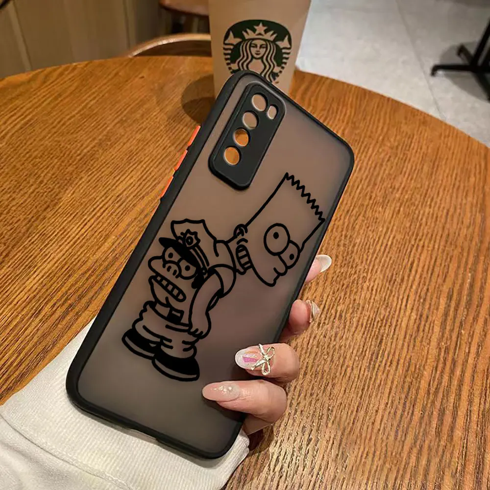 thumbnail image 1 of Matte Case for Huawei NOVA Y70 10 9 8SE 8 7SE 7I 7 6 5I 5 4 3I 4G 5G PC Case Funda Coque Capa Shell Cover Movie The S-Simpsons-S, 1 of 5