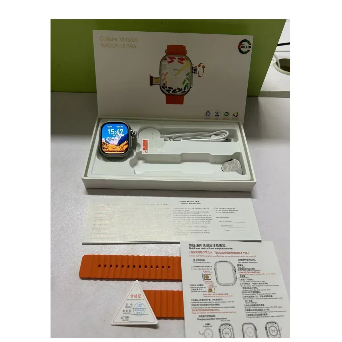 CDS9 Pro 4G Smartwatch - GPS, WiFi, 256GB, Rotating Camera | Heart Rate & All-Network Support 10 S65df4f6f6afd432498f17de5b081c707r