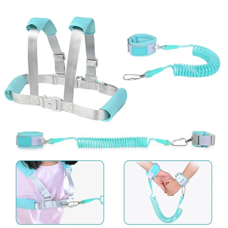 Baby Harness Anti Lost Wrist Link Toddler Leash Safety for Baby Strap Rope Outdoor Walking Hand Belt Band Anti-lost Wristband Kids baby harness,baby loss prevention bracelet,safety wristbands bracelets