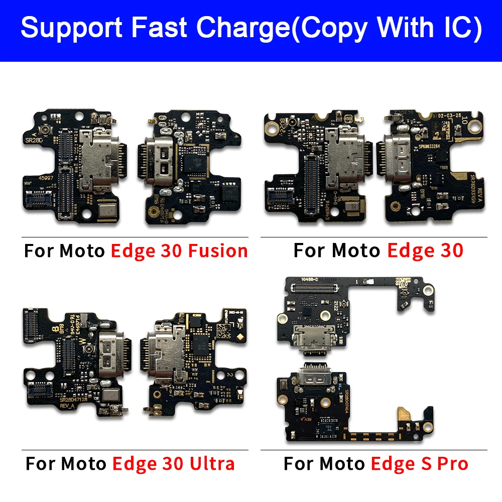 Motorola edge 30 pro 8GB/128GB【電源コネクタ不良】 Charging Connector Flex PCB Board for Motorola Edge 30 Pro by