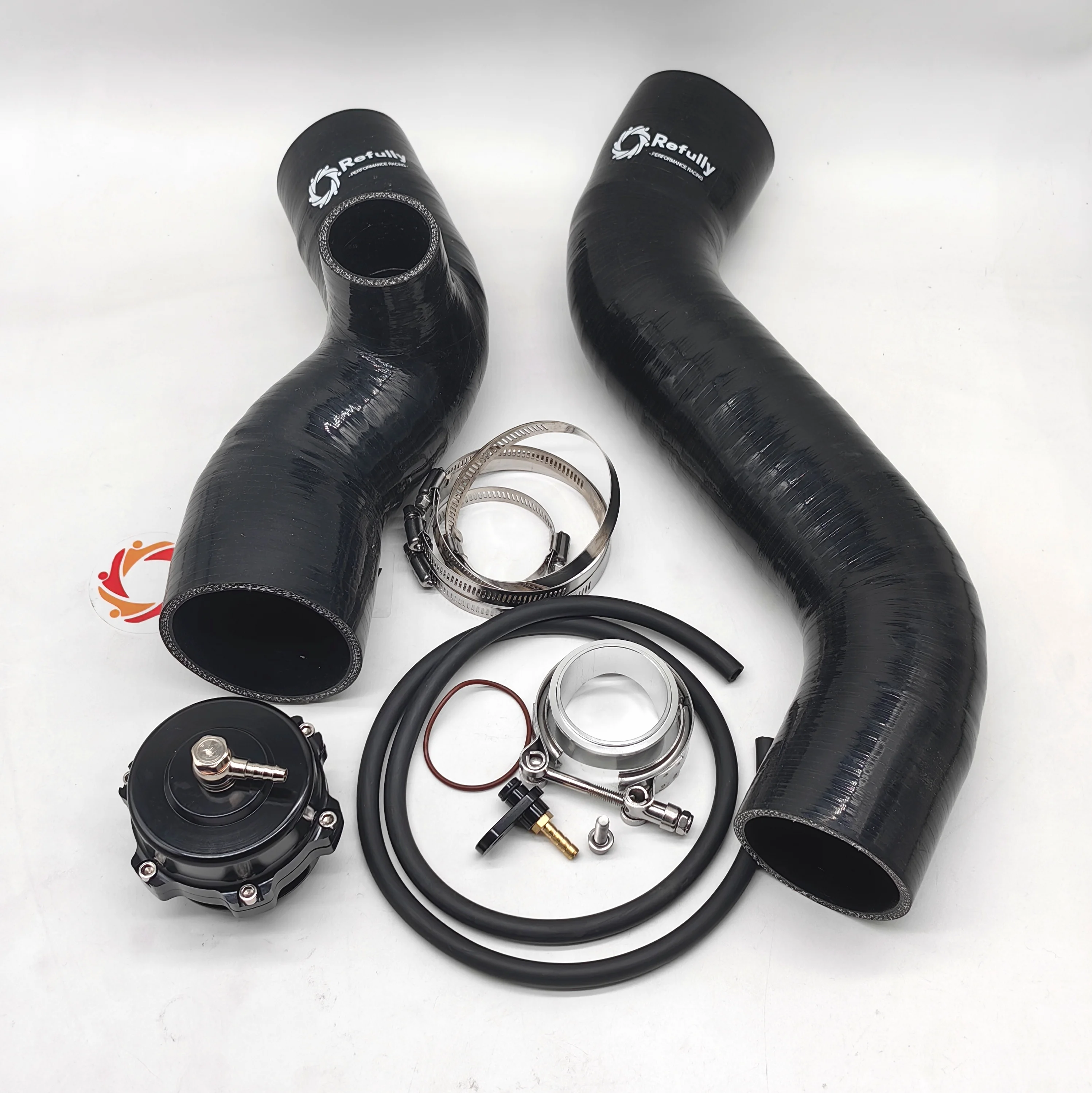For Sea-doo RXT/GTR/GTX/Wake Pro 230 & RXT-X/RXP-X/GTX 300 Intercooler Tubing Upgrade Kit With 50mm Blow-Off Valve