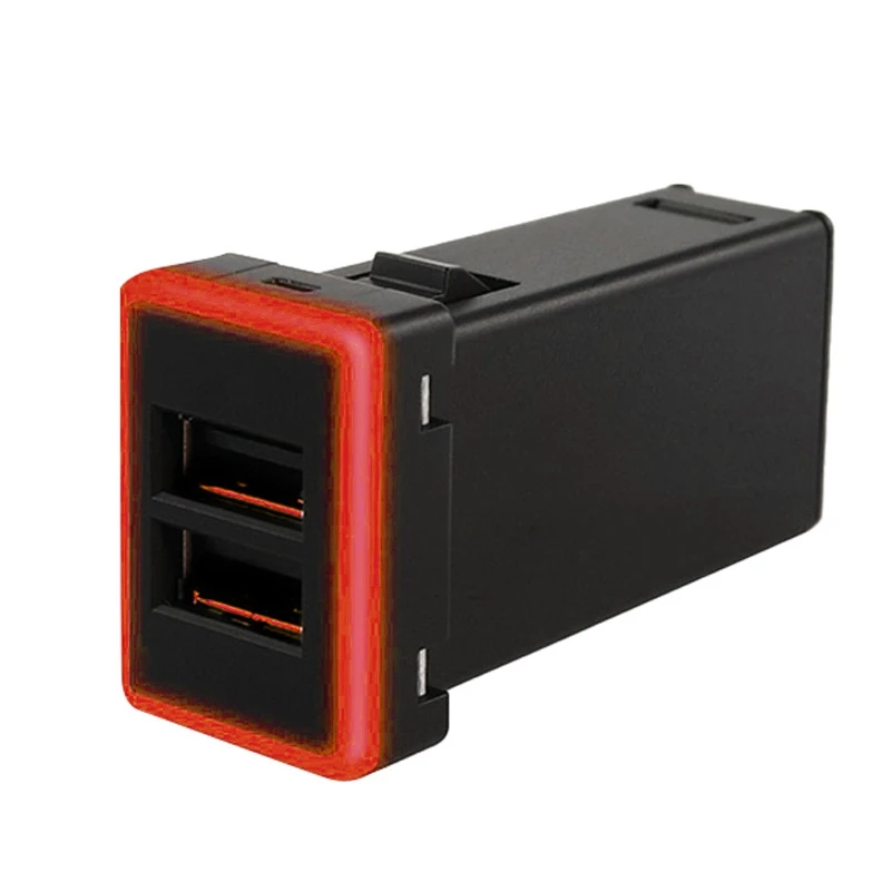 

Автомобильное зарядное устройство с двумя USB-портами QC3.0 для быстрой зарядки