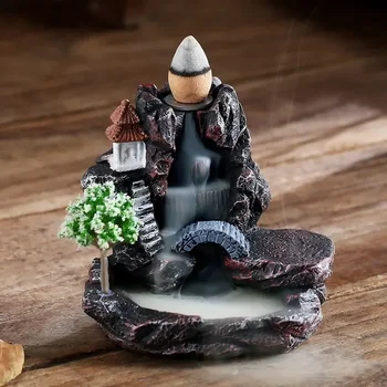 Mountain Backflow Incense Burner 1