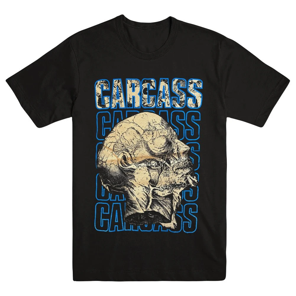 CARCASS Necro Head Band T-Shirt Baumwolle Grafik-T-Shirt Herren Damen Sommer Streetwear