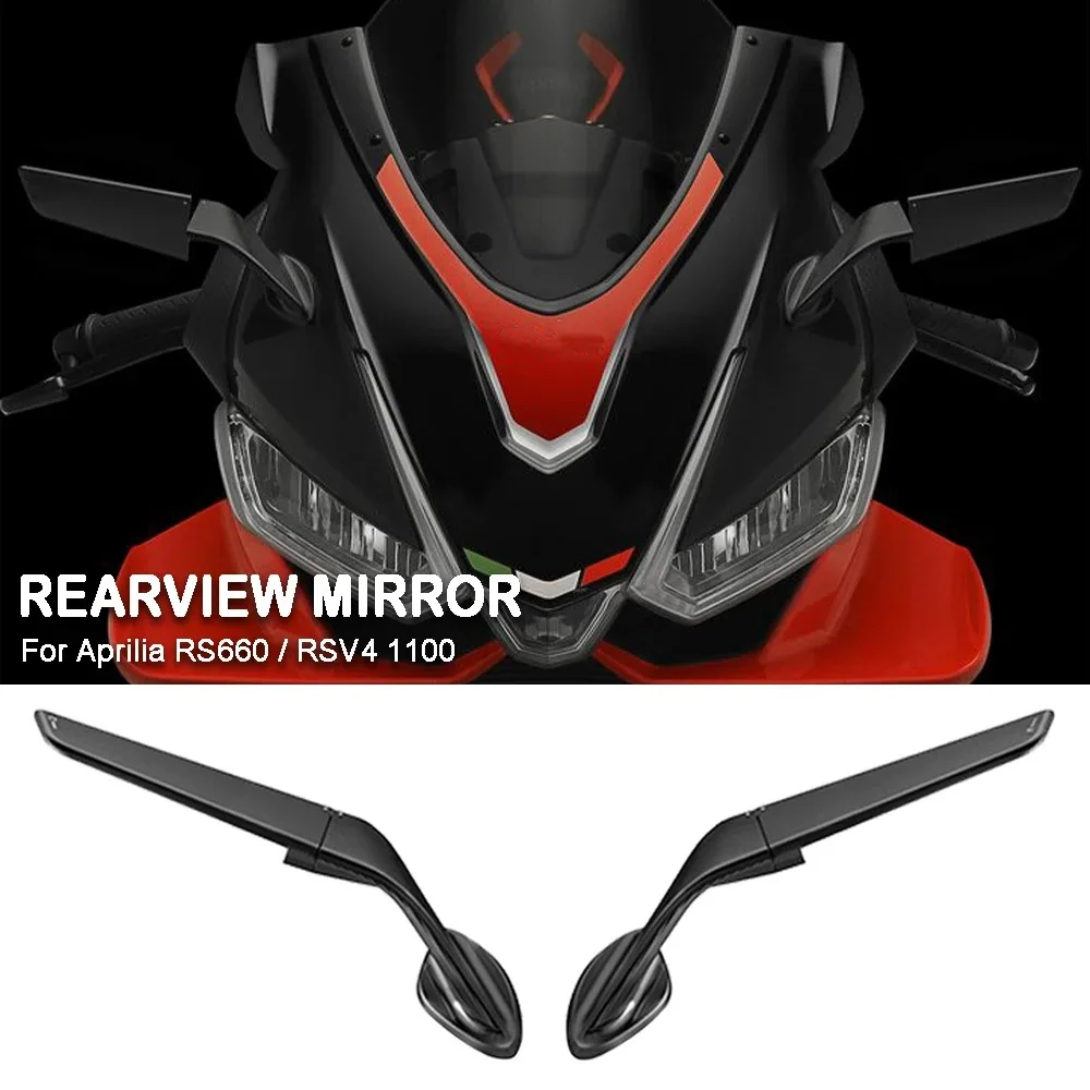 ForApriliaRSV4RS66020212022MotorcycleMirrorsModifiedWindWing