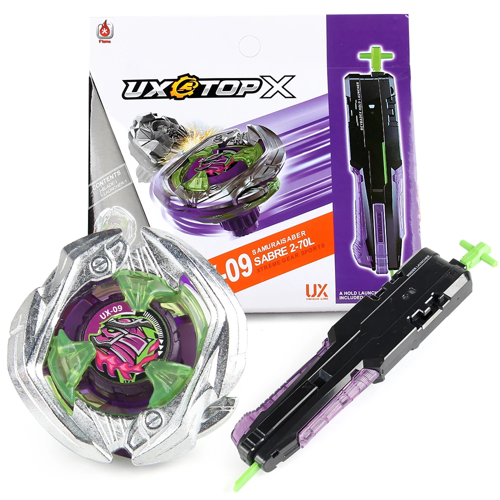 Starter Samurai Saber BEY X UX-09 With Sword Launcher Set Gift Spinning Toy Battle Top