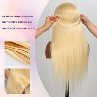 20 20 20 pouces Blonds Droits Tissage Cheveux Humains 613 Extensions Cheveux Bruts Extensions de Cheveux Vierges Non Transformés Lirvaison 3 Jours to France 6