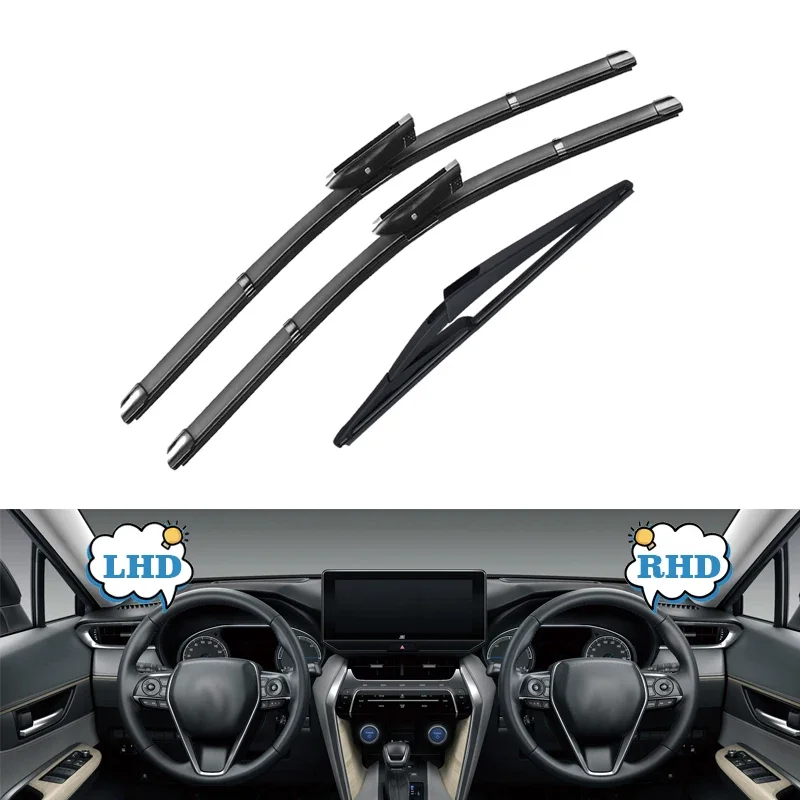 AOQ Set 3 Tergicristalli Aero Flat Per Citroen C3 (11/09-10/16) – Anteriori E Posteriore