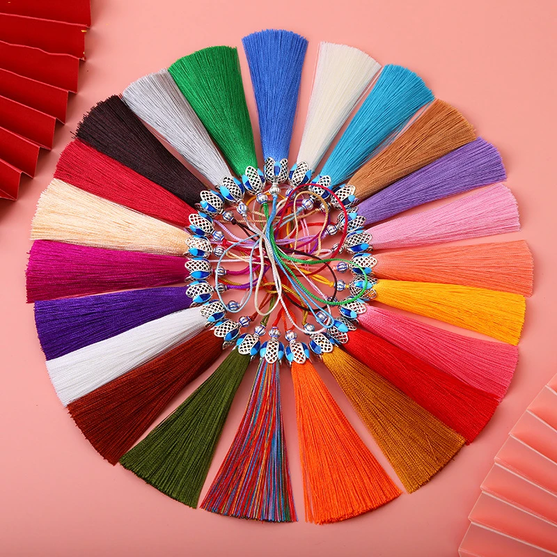 10 Pieces 8cm Silk Tassels - DIY Earring & Jewelry Making Supplies In Multiple Colors - View #11