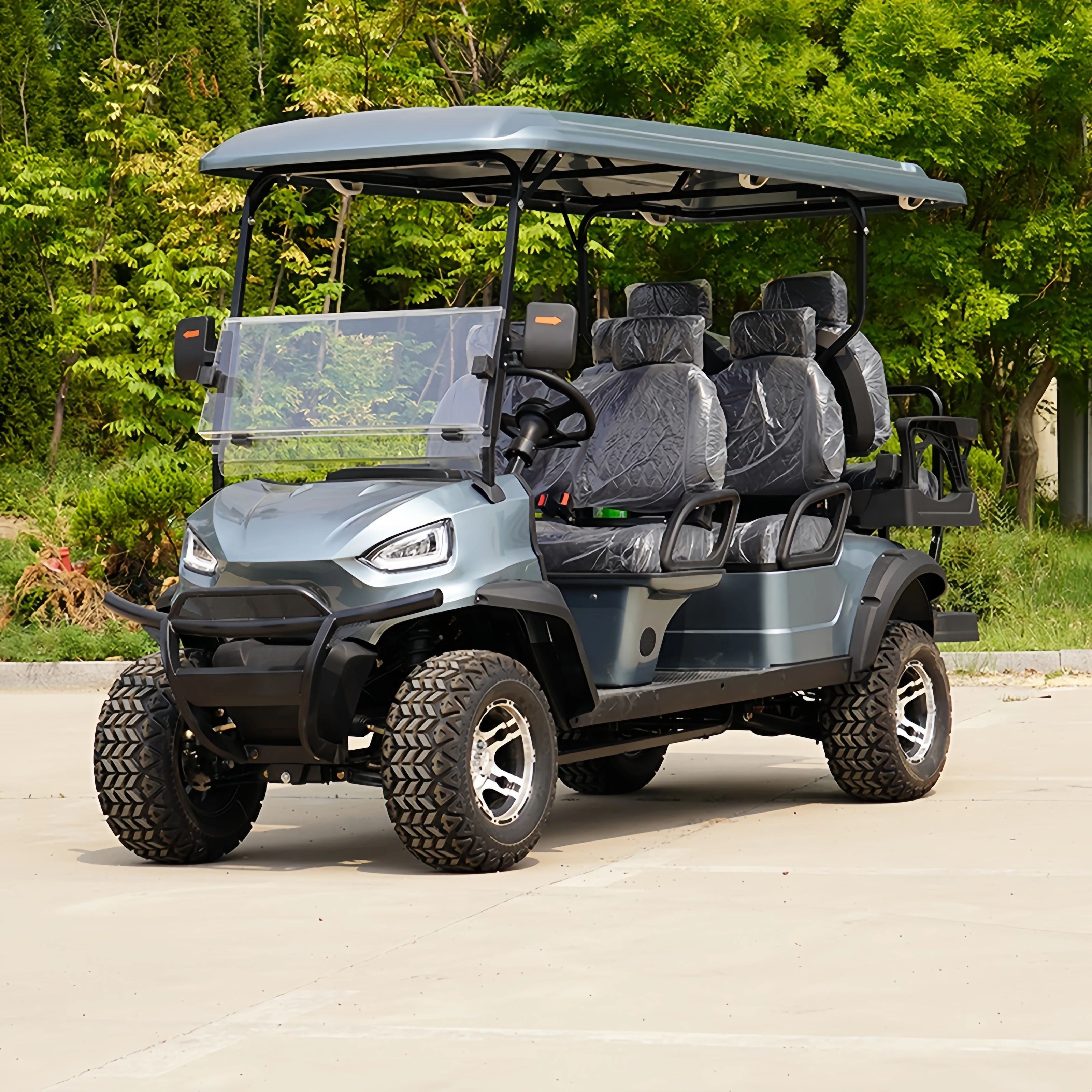 48V 6-Seater Electric Golf & Sightseeing Cart 6