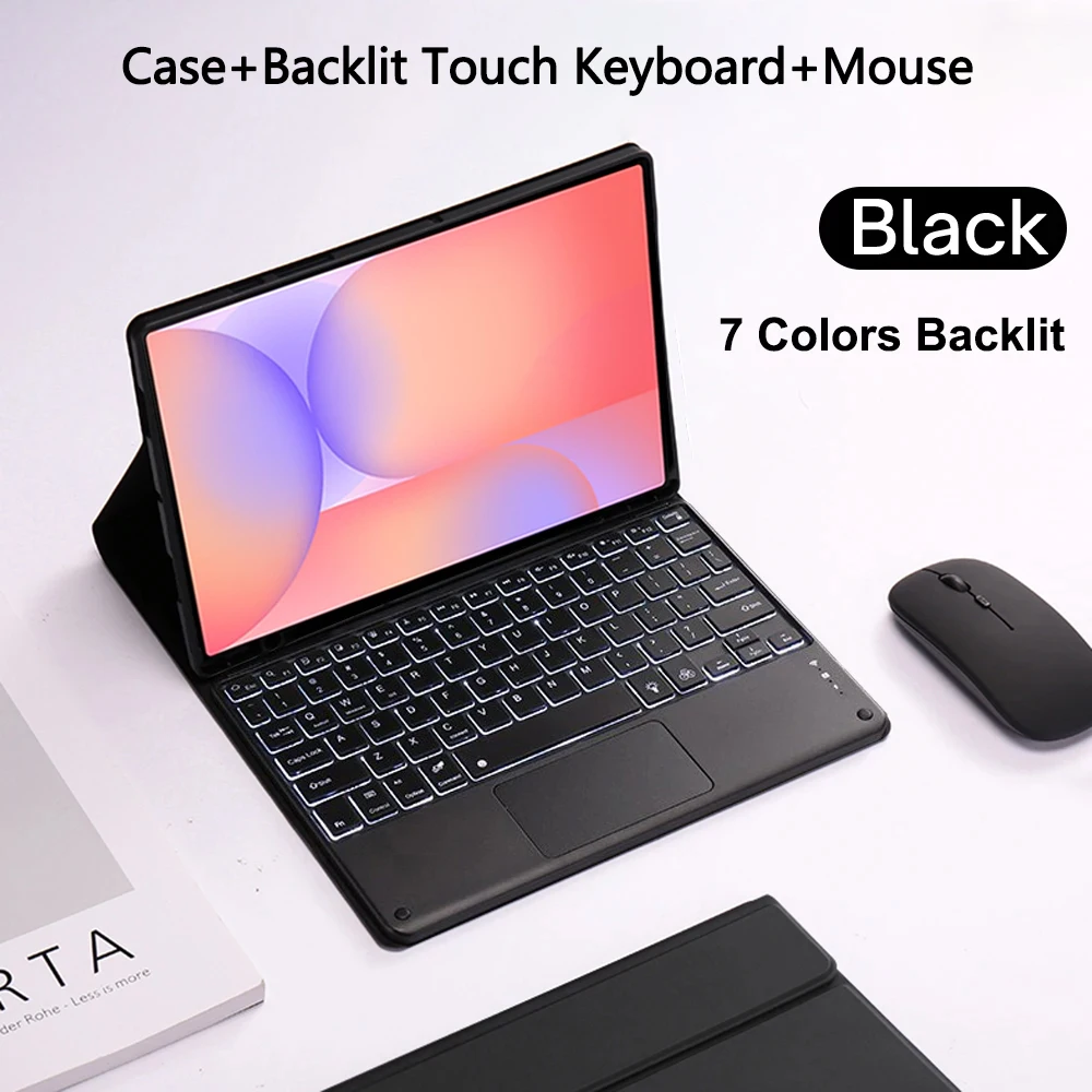 Versatile Tablet Case with Detachable Keyboard and Pencil Holder