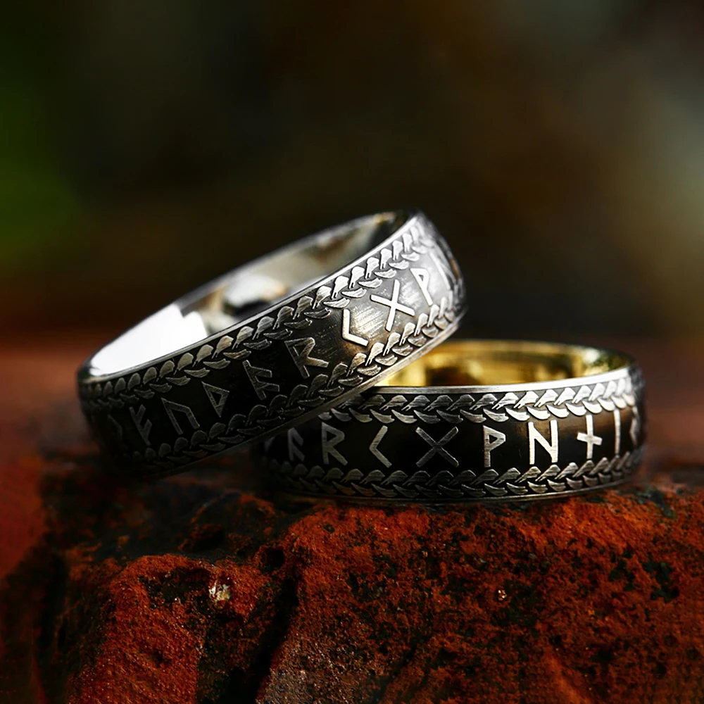 Nordic Men's Norse Wedding Bands Norse Mythology Mens Viking