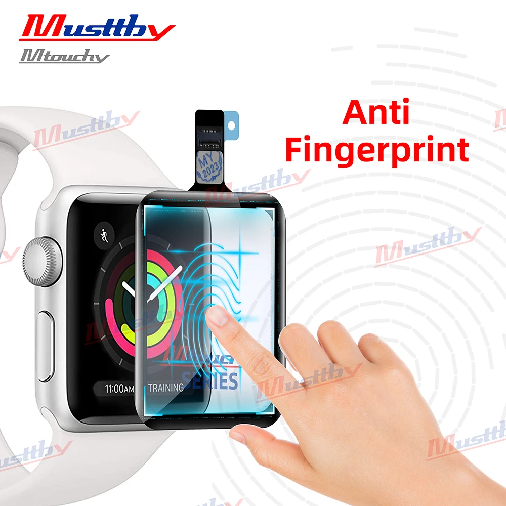 Touch Screen Digitizer Display OCA Film touch screen digitizer replacement watch digitizer replacement For Apple Watch 38mm 40mm 42mm 44mm 45mm 49mm 1 2 3 4 5 6 7 9 SE Touchscreen Replacement