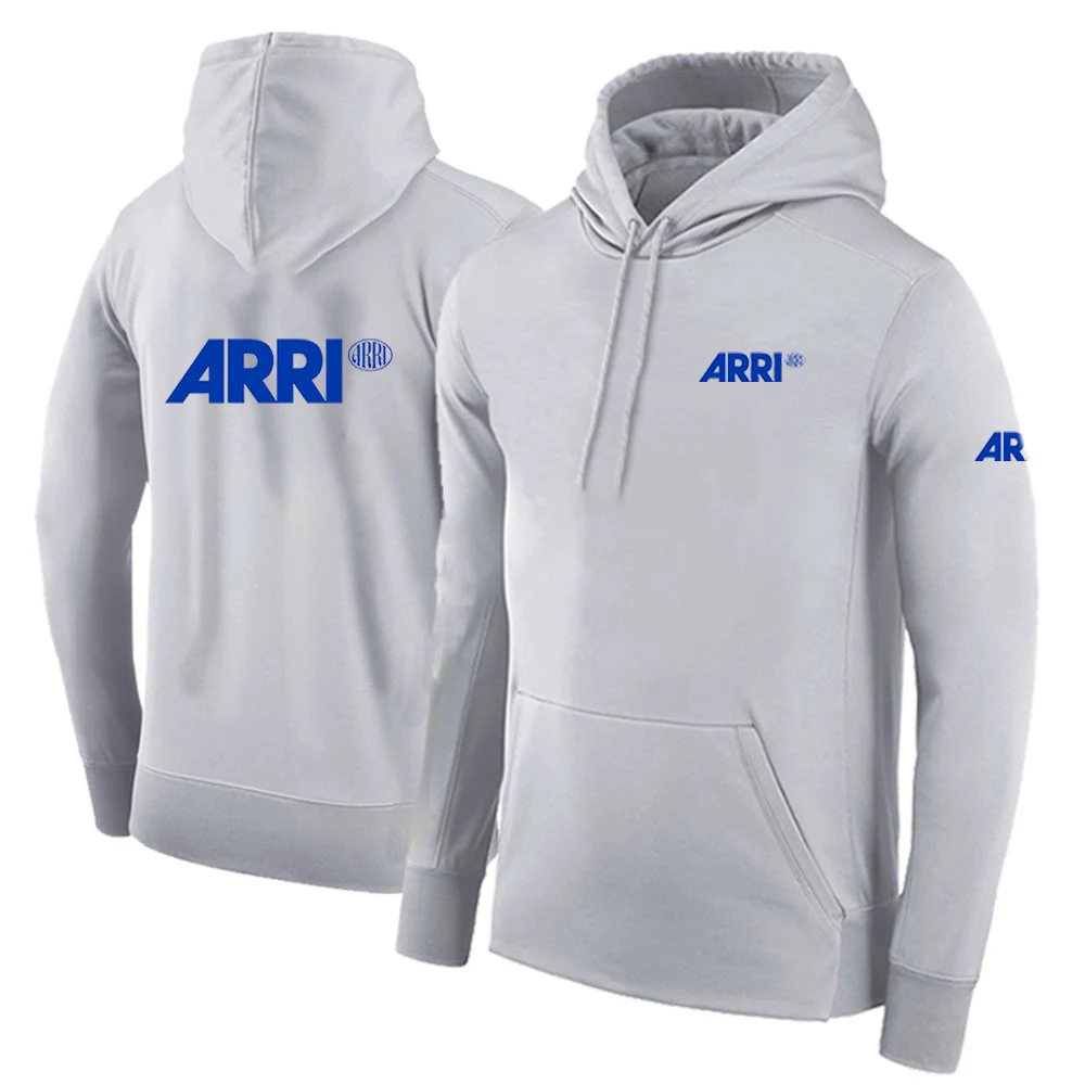 2023 new men's spring and autumn film camera Arri warm hooded casual sweatshirt clothing fashion slim hooded solid color sweater