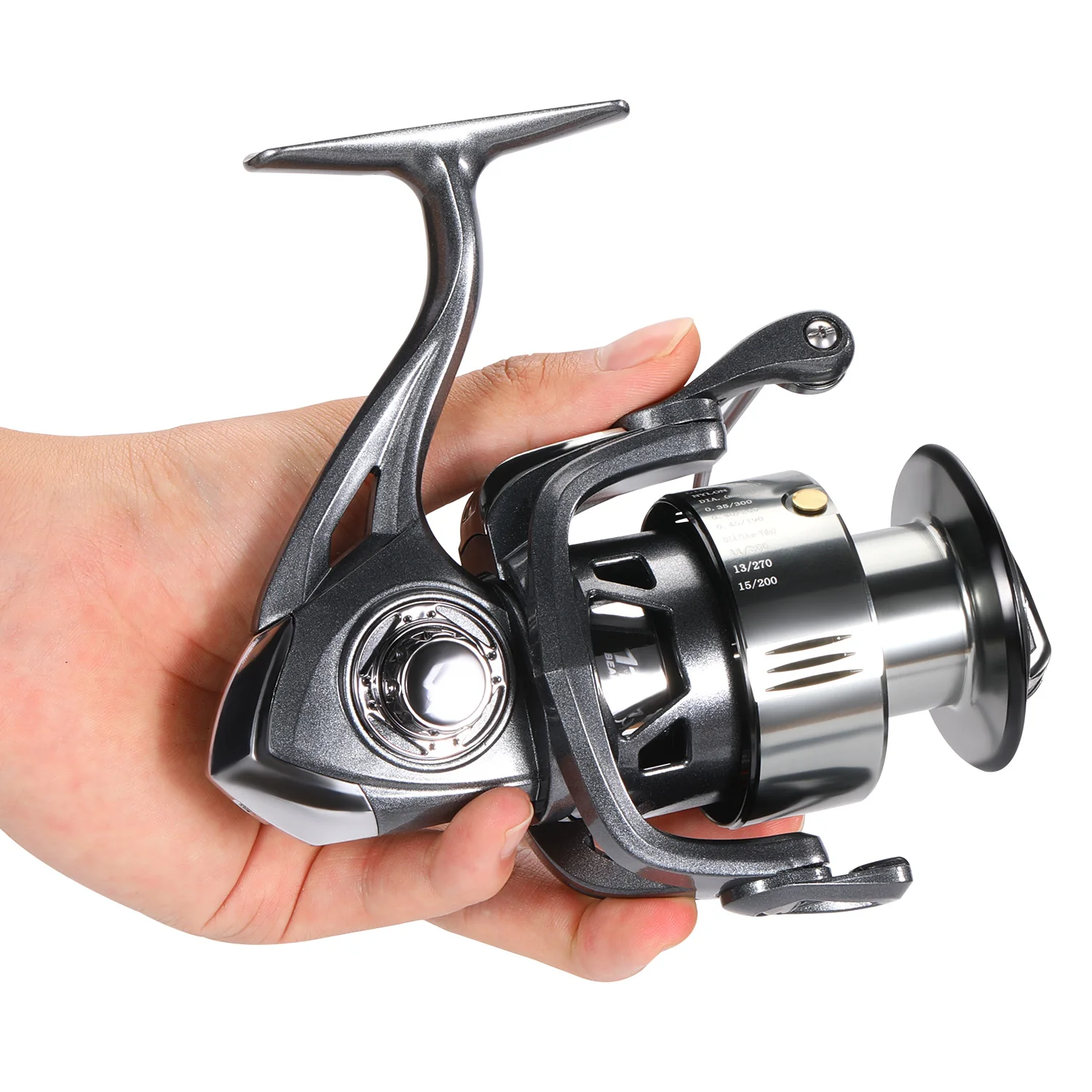 Vivoice Fishing Reel Small Spinning Reels Ultralight Spinning Fishing Reel  for 200