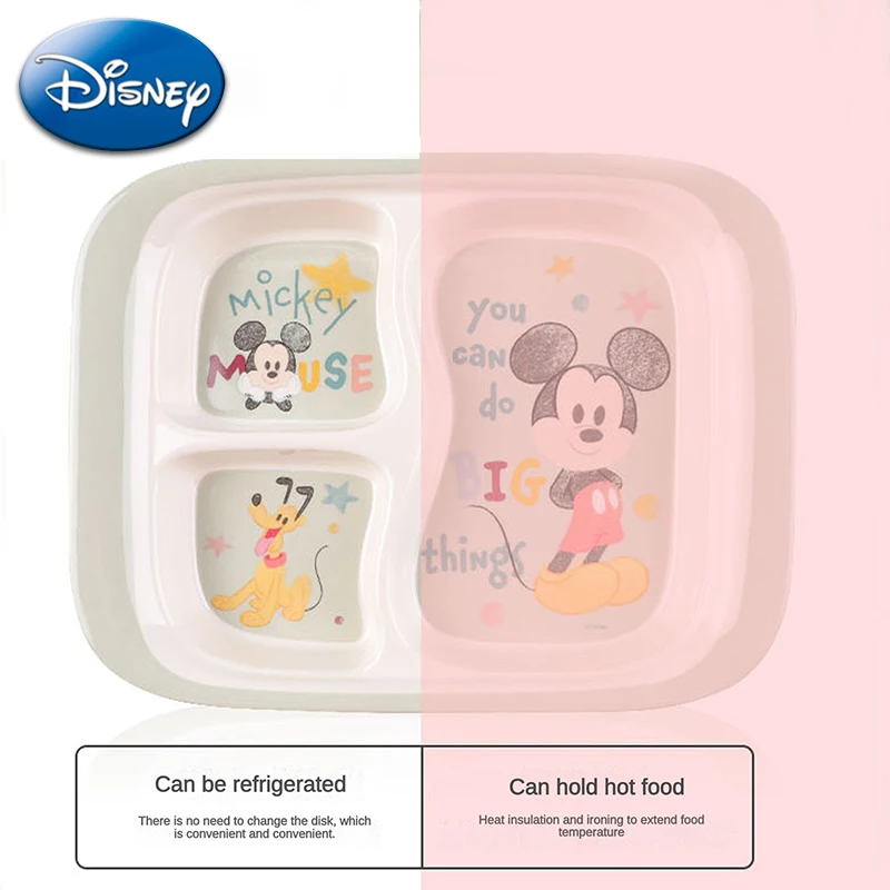 Disney Mickey Minnie Mouse Plate Children's Tableware Baby Cartoon