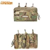 Tactical Molle Pouch with Triple Magazine Pouch Open-Top Mag Pouches Universal Cartridge Holder Accessories Bag 1