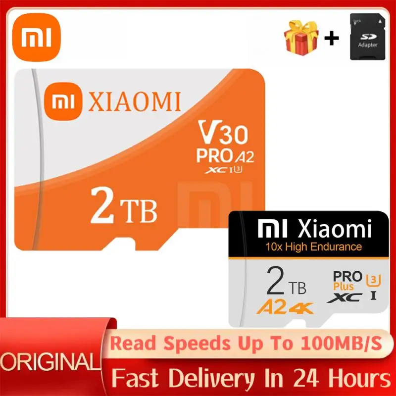 Xiaomi Scheda Sd Originale 2Tb 128Gb 256Gb 512Gb Scheda Di Memoria Sd Scheda Video Ad Alta Velocità Class10 A2 Scheda Di Memoria Per Telefono