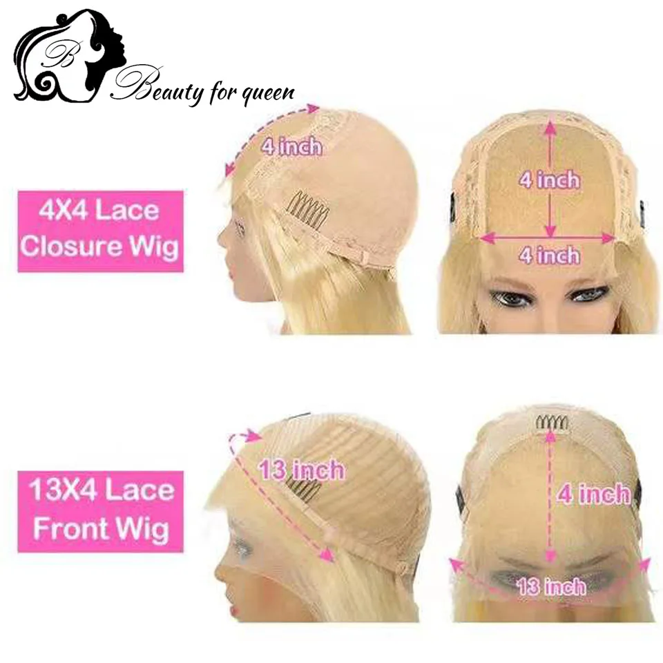 다크 퍼플 색상의 짧은 단발 가발 13x4 레이스 프론탈 가발 브라질 여성용 180% 밀도 글루리스 가발 인모 바로 착용 가능
