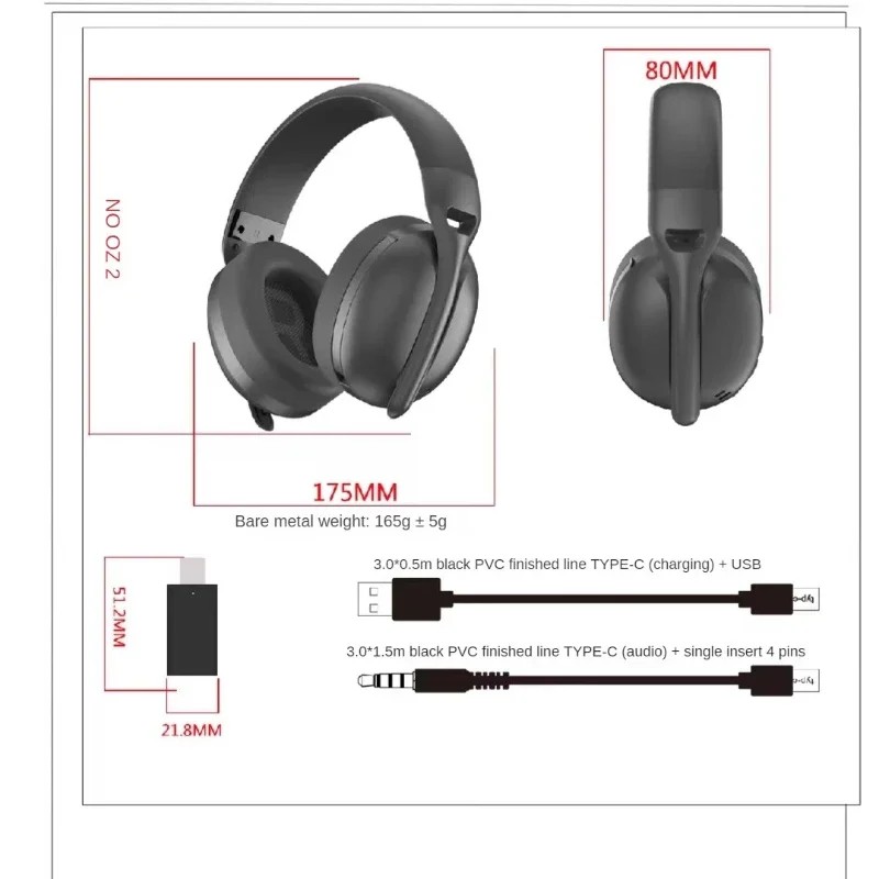 AULA S6 Wireless Headphone Esports Head-mounted Headsets 2.4G/Bluetooth/Wired Lightweight Earphones Mic PC Gaming Laptop wireless headphones wireless headset gaming headphones