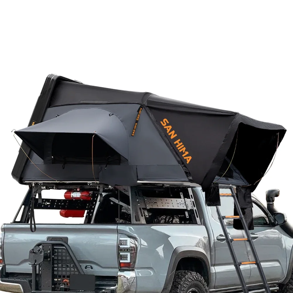 SAN HIMA UV Resistant Waterproof Person Hard Shell Roof Top Tent