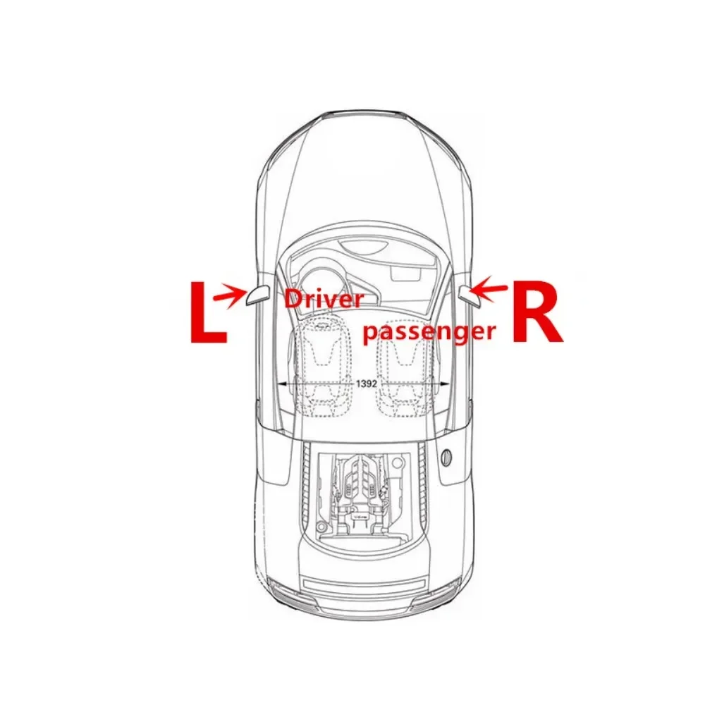 Cache-essuie-glace Pare-brise Pour Toyota Yaris 2015-2017 - Référence OE 53866-52140 / 53867-52160 - Noir