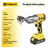 MELLWIN ciseaux électriques sans brosse électrique sans fil tôle cisailles feuille de métal coupe cisailles outil pour Makita 18V batterie broche 2