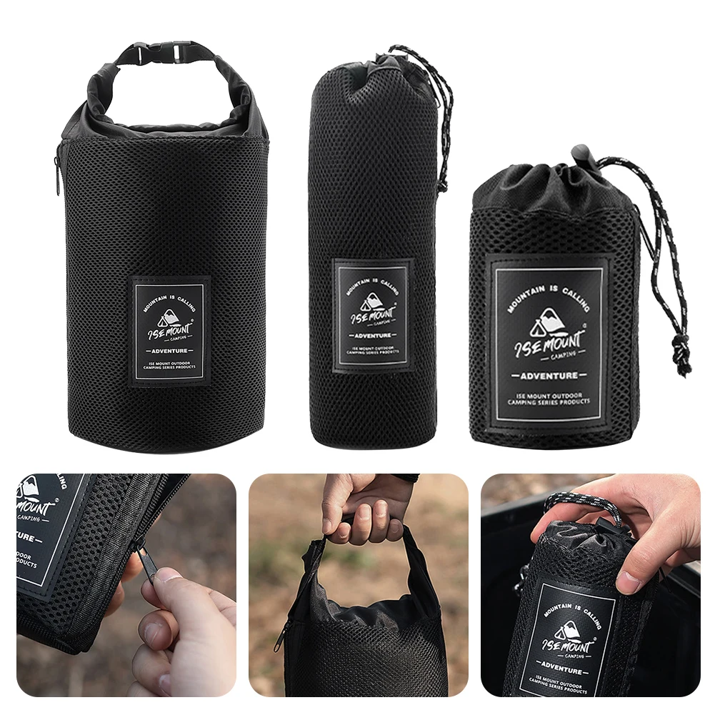 Outdoor Products Ditty Bag Nylon Tableware Storage Bag Multifunctional Tool Pouch for Outdoor Camping Cycling Hiking Backpacking