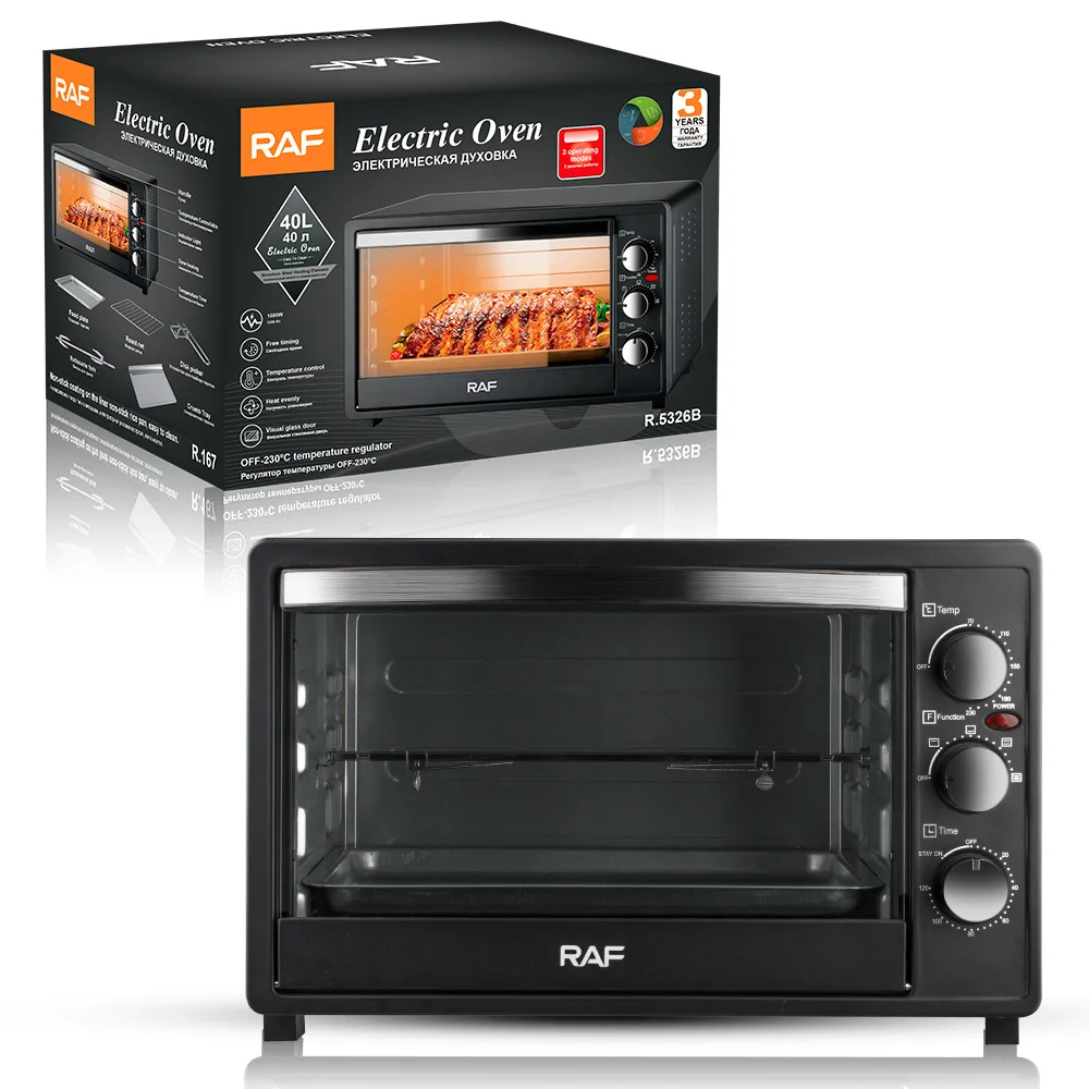RAF Multifunctional Household Large-capacity Fully Automatic Electric Oven Smart Fryer Visual Baking 40L Deepfrier Bread Maker 3