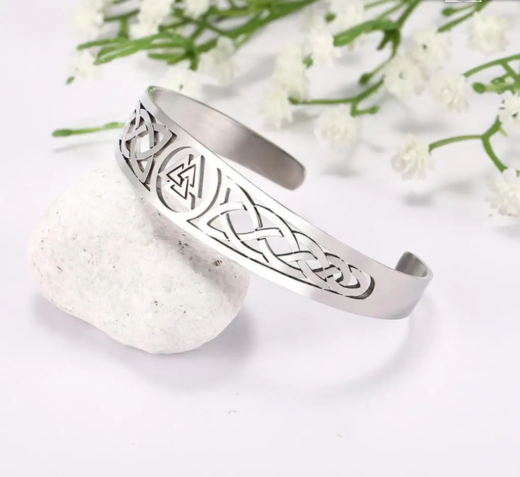 1pc Fashion Hollow flower Adjustable Bangles for Women Girls Stainless Steel Cuff Bracelet Party Wedding Jewelry F0970