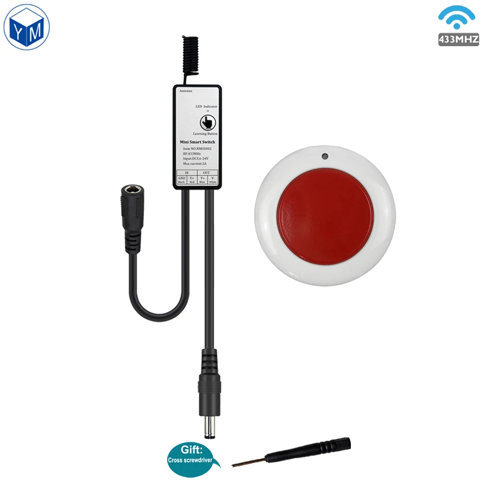 fio rf interruptor de controle remoto relé