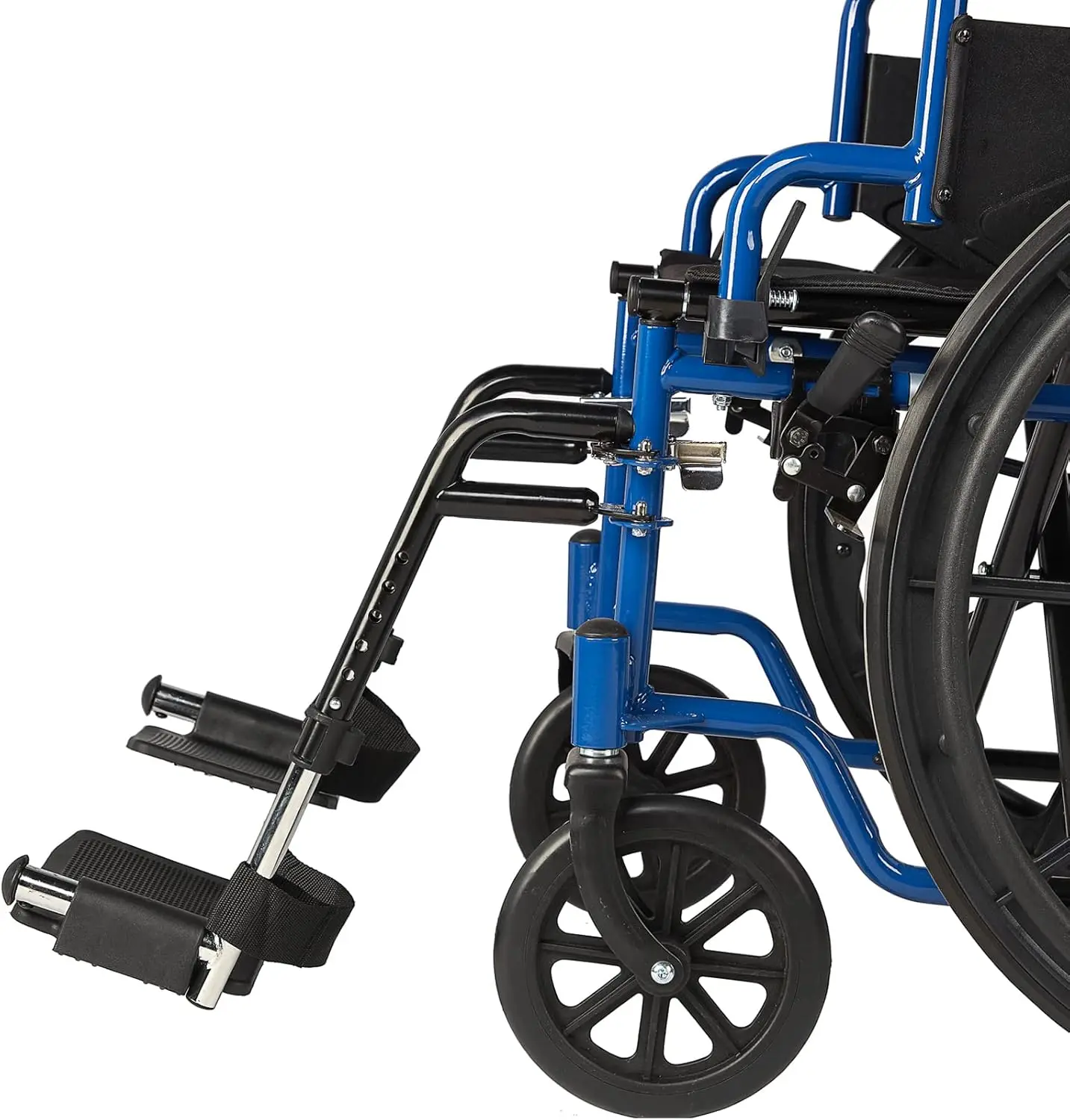Wheelchair Elevating Legrests ，Composite Footplates Non-Padded Calf Supports,for Standard Wheelchairs,1 Pair 5