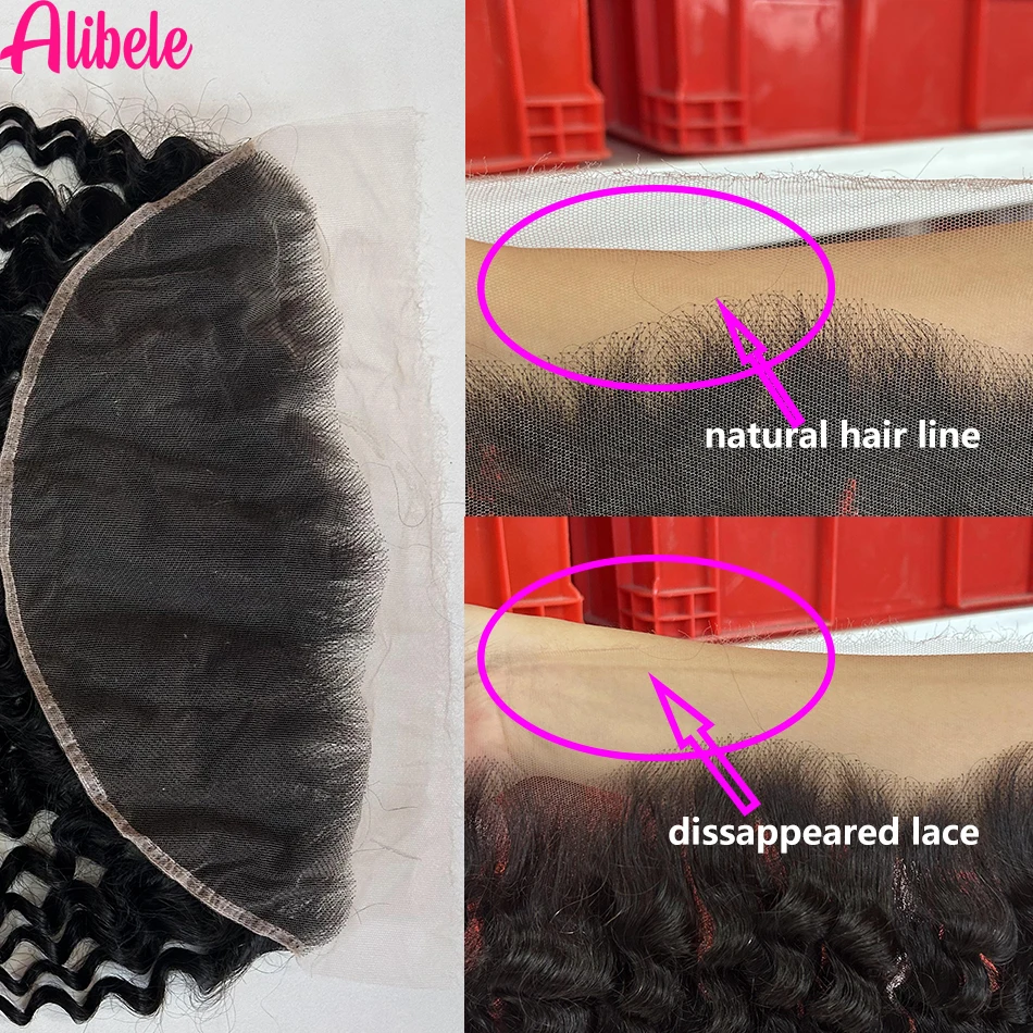 Peruvian Virgin Hair Lace Front 13X6 HD Lace Frontal Only 150% Density Pre-Plucked Hairline