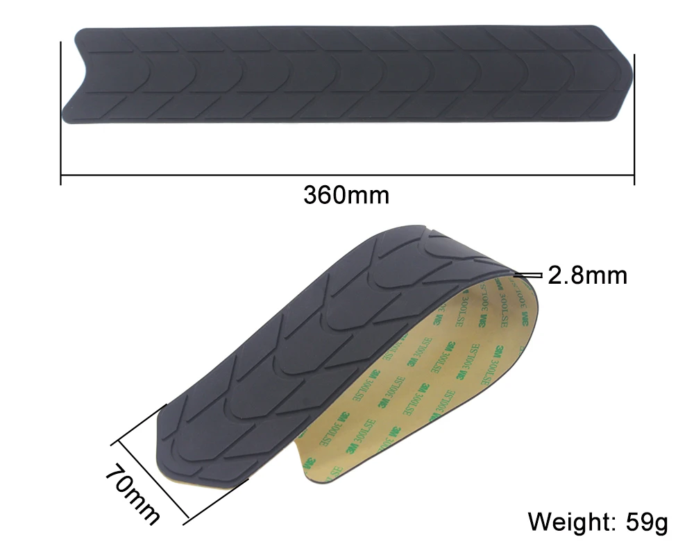 MTB Rennrad Rahmen Scratch-Beständig Aufkleber Silikon Bike Kette Protector Bike Downtube Schutz Kettenstrebe Pad Kette Schutz Abdeckung – Detail 5