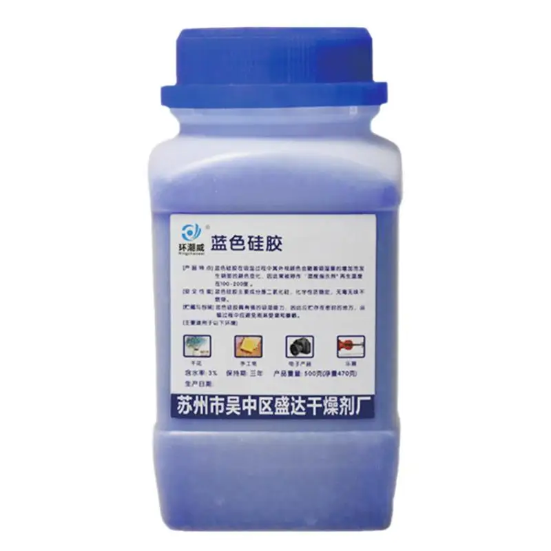 

Desiccant Beads Reusable Moisture Absorber Drying Silica Beads Blue Indicating Beads Dehumidifier Beads Humidity Absorber