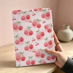 Pink Cherry Bow Pattern Soft Tablet Case - Vibrant and Stylish Protective Cover for Honor Pad 10 Pro (095PBA0203PBTSS)