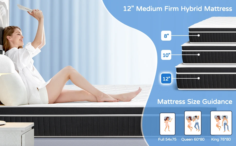 King mattress 12 inch