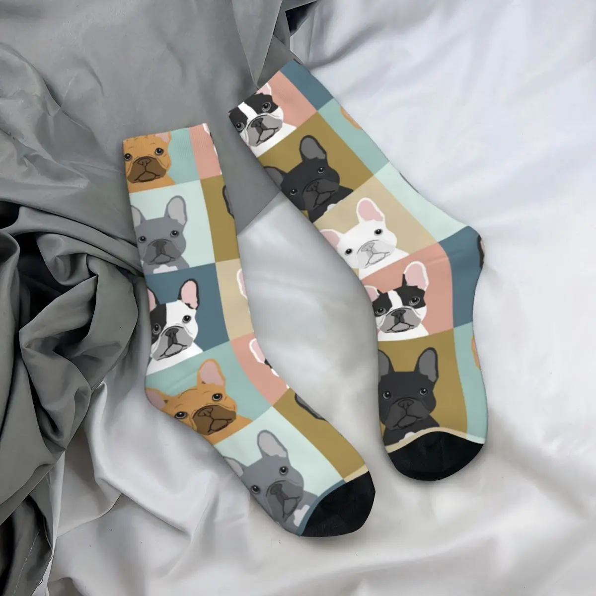 FrenchBulldogPortraitsLoveAnimalPetPuppySocksMenWomenFashion